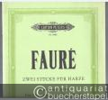 Zwei Stücke für Harfe. Impromptu op. 86. Une Chateleine en sa Tour op. 110 (= Edition Peters, Nr. 9485).