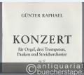 Konzert für Orgel, drei Trompeten, Pauken und Streichorchester op. 57 (1936). Orgelauszug.