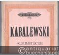 Albumstücke für Violine und Klavier. Im Anhang: Zwei Violinduette mit Klavierbegleitung (= Edition Peters, Nr. 4783).