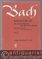 Kantate Nr. 48. Ich elender Mensch, wer wird mich erlösen. BWV 48 (= Edition Breitkopf Nr. 7048). Klavierauszug.