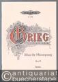 Album für Männergesang nach norwegischen Volksweisen. Opus 30 (= Edition Peters, Nr. 2492). Partitur.
