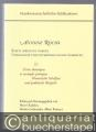 Antoine Reicha. Ecrits inedits et oublies / Unbekannte und unveröffentlichte Schriften, Band 2,1.