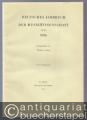 Deutsches Jahrbuch der Musikwissenschaft. 1. Jahrgang 1956.
