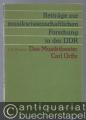 Das Musiktheater Carl Orffs (= Beiträge zur musikwissenschaftlichen Forschung in der DDR, Band 14).