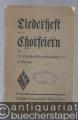 Liederheft für die Chorfeiern beim 12. Deutschen Sängerbundfest 1937 in Breslau.