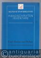 Carl Maria von Weber Autographenverzeichnis (= Deutsche Staatsbibliothek, Handschrifteninventare, 9).