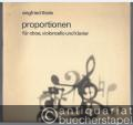Proportionen für Oboe, Violoncello und Klavier (= DVfM 8333).