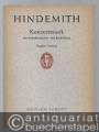 Konzertmusik für Streichorchester und Blechbläser (1930) (= Edition Schott, Nr. 3502). Studien-Partitur.