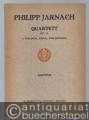 Quartett op. 16 für 2 Violinen, Viola und Violoncello (= Edition Schott, Nr. 3445). Partitur.