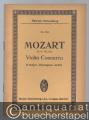 Violin Concerto D major - Re majeur - D dur KV 211 (= Edition Eulenburg, No. 764).