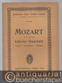 Klavier-Quartett G moll - Sol mineur - F minor KV 478 (= Eulenburgs kleine Partitur-Ausgabe, No. 158).