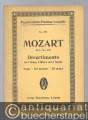 Divertimento für 2 Oboen, 2 Hörner und 2 Fagotte B dur - Si b majeur - B b major KV 270 (= Payne´s kleine Partitur-Ausgabe, No. 352).