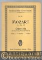 Quartett F-Dur für Oboe, Violine, Viola und Violoncell KV 370 (= Eulenburgs kleine Partitur-Ausgabe, No. 194).