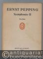 Symphonie II (= Edition Schott, Nr. 3533). Partitur.
