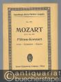 Konzert G dur für Flöte und Orchester KV 313 (= Eulenburgs kleine Partitur-Ausgabe, No. 779).