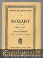 Konzert C dur für Flöte und Harfe KV 299 (= Eulenburgs kleine Partitur-Ausgabe, No. 767).