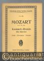 Konzert-Rondo D-Dur für Klavier mit Orchester KV 382 (= Eulenburgs kleine Partitur-Ausgabe, No. 783).