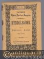 Quintett A-Dur für 2 Violinen, 2 Violen und Violoncell op. 18 (= Payne's kleine Partitur-Ausgabe, No. 134).