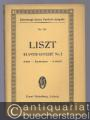 Konzert No. 2 A dur für Pianoforte mit Pianoforte [i. e. Orchester] (= Eulenburgs kleine Partitur-Ausgabe, No. 720).
