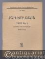 Trio Nr. 2 für Violine, Viola und Violoncell, Werk 33 Nr. 2 (= Breitkopf & Härtels Partitur-Bibliothek, Nr. 3608).