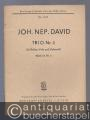 Trio Nr. 3 für Violine, Viola und Violoncell, Werk 33 Nr. 3 (= Breitkopf & Härtels Partitur-Bibliothek, Nr. 3609).