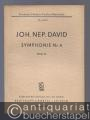 Symphonie Nr. 4, Werk 39 (= Breitkopf & Härtels Partitur-Bibliothek, Nr. 3612).