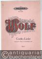 Gedichte von Goethe für eine Singstimme und Klavier, Band I (= Edition Peters, Nr. 3156). Originalausgabe.