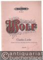 Gedichte von Goethe für eine Singstimme und Klavier, Band II (= Edition Peters, Nr. 3157). Originalausgabe.