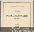 Drei kleine Sonaten für Klavier op. 41, Nr. 2 in G-Dur (= Edition Breitkopf, Nr. 4259b).