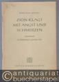 Zion klagt mit Angst und Schmerzen. Choralmotette für fünfstimmigen gemischten Chor (= Edition Merseburger 427). Partitur.