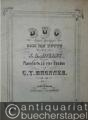 Musik (Bücher/Noten) » Noten/Partituren - 3 Stücke für Pianoforte zu vier Händen. [Konvolut aus drei Heften: Introduction et Variation, Perlen und Duo].