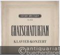 Konzert für Klavier und Orchester (1936) (= Edition Breitkopf, Nr. 5755). Ausgabe für zwei Klaviere.