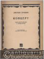 Konzert dlja fortepiano s orkestrom [Konzert für Klavier mit Orchester]. Perelochenie dlja dvuch fortepiano [Ausgabe für zwei Klaviere].