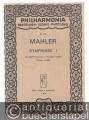 Symphonie I D-Dur (= Philharmonia Partituren, No. 446 / Editio Musica, Z.9018). Revidierte Fassung.