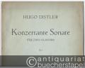 Konzertante Sonate für zwei Klaviere, Op. 1.
