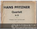 Quartett in D für 2 Violinen, Viola und Violoncello op. 13. Stimmen.