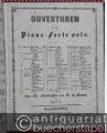 Musik (Bücher/Noten) » Noten/Partituren - Etuden, Capricen, 2 Sonaten und 1 Ouvertüre für Pianoforte zu zwei Händen [Konvolut von alten Drucken, ca. 1857-1870].