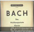 Das Wohltemperierte Klavier I. [BWV 846-869]. Neue Urtext-Ausgabe (= Edition Peters, Nr. 4691a).