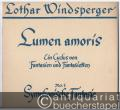 Lumen amoris. Ein Cyclus von Fantasien und Fantasietten. No. 1: Symphonische Fantasie (= Edition No. 1831). Klavier.