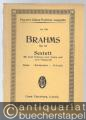 Sextett G-Dur für zwei Violinen, zwei Violen und zwei Violoncelli op. 36 (= Payne´s kleine Partitur-Ausgabe, No. 236).