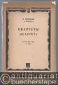Quartety dlja dvuch skripok, al´ta i violoncelli. Partitura / Quartets for two Violins, Viola and Violoncello. Score.