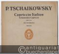 Capriccio Italien / Italienisches Capriccio für Orchester, op. 45 (= Edition Schott, Nr. 2381). Klavier zu zwei Händen.