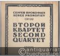 Vtoroj kvartet / Second Quartet [Zweites Streichquartett] op. 92. Golosa / Parts / Stimmen.