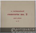Concerto No. 2 pour Piano op. 18. Deux Pianos.