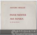 Pater noster und Ave Maria für Alt und Klavier. Partitur.