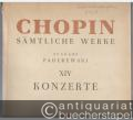 Konzerte (= Fryderyk Chopin sämtliche Werke, XIV. PWM 3066). Klavierauszug.