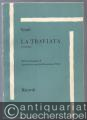 La Traviata (Violetta). Oper in drei Akten von Francesco Maria Piave. Klavierauszug.
