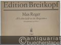 >Wie schön leucht´ uns der Morgenstern<. Choralfantasie op. 40 Nr. 1 (= Edition Breitkopf, Nr. 7421). Orgel.