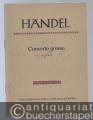 Concerto grosso op. 3, Nr. 2 (= DVfM 4017b). Studien-Partitur.