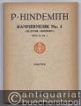 Kammermusik No. 2 (Klavier-Konzert) für obligates Klavier und 12 Soloinstrumente op. 36 No. 1 (= Edition Schott, Nr. 3440). Partitur.